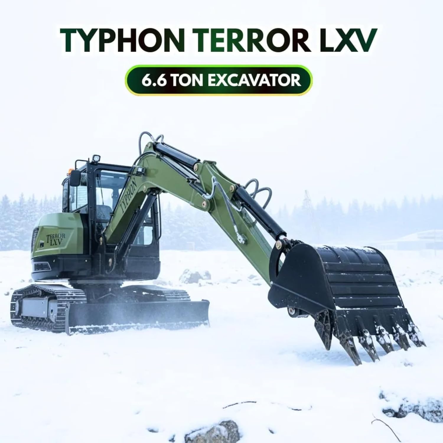 TYPHON TERROR LXV excavator review,6.6 ton mini excavator review,TYPHON TERROR LXV pros cons,is TYPHON TERROR LXV worth buying,TYPHON mini excavator vs alternatives,best compact excavator for confined spaces unboxing and complete package contents