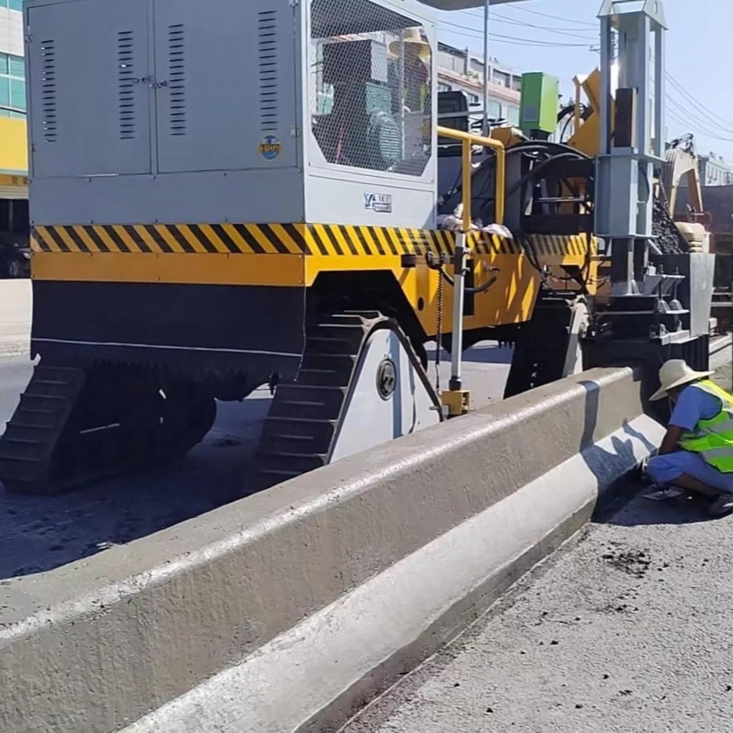 concrete curb slipform paver review,should I buy a concrete slipform paver,concrete curb machine vs alternatives,continuous curb paver pros cons,best concrete slipform paver worth buying,highway curb paver honest review unboxing and complete package contents