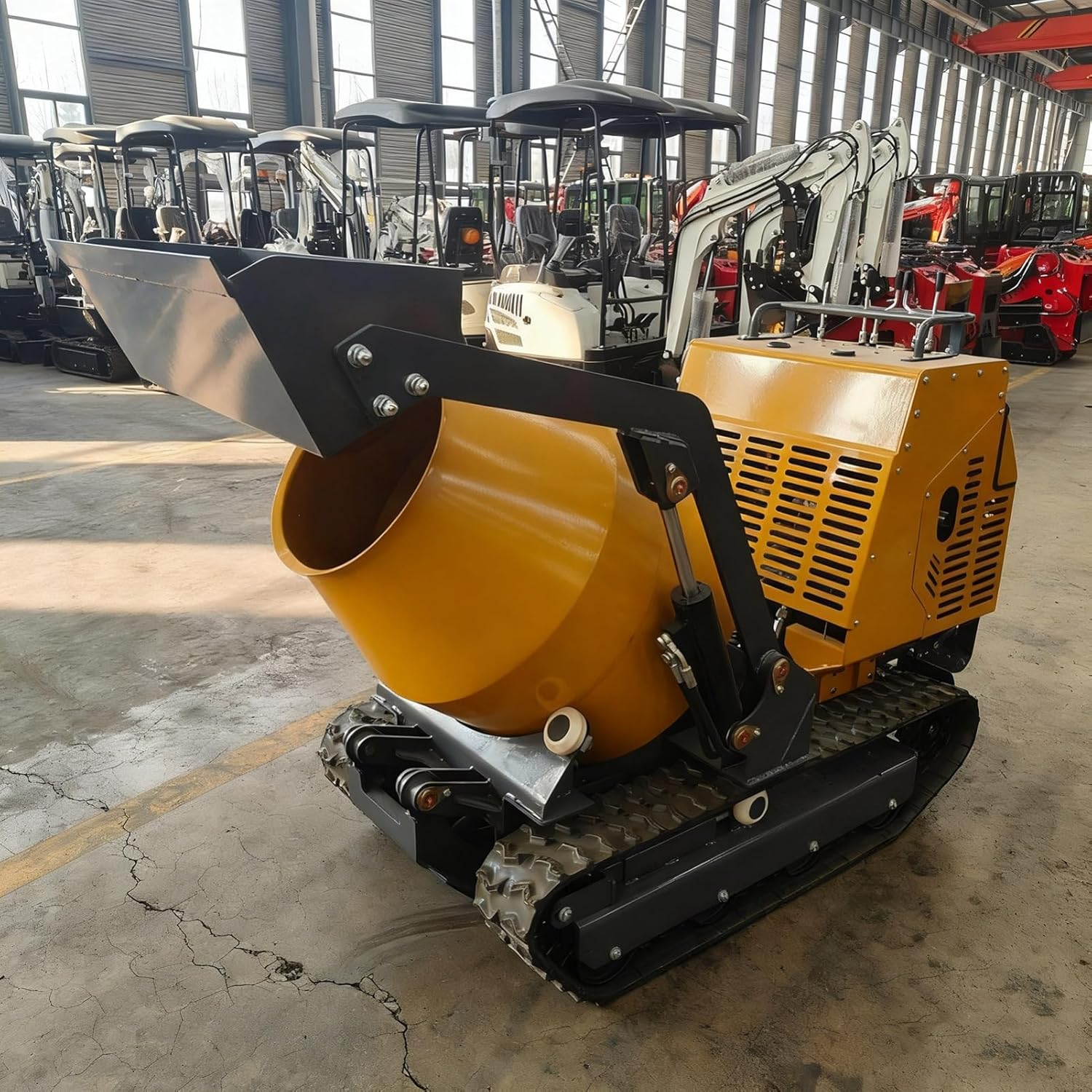 heavy duty cement mixing machine pros cons,should I buy a heavy duty cement mixer,crawler concrete mixer vs alternatives,cement mixing machine features,heavy duty cement mixer worth buying,best cement mixing machine for contractors unboxing and complete package contents