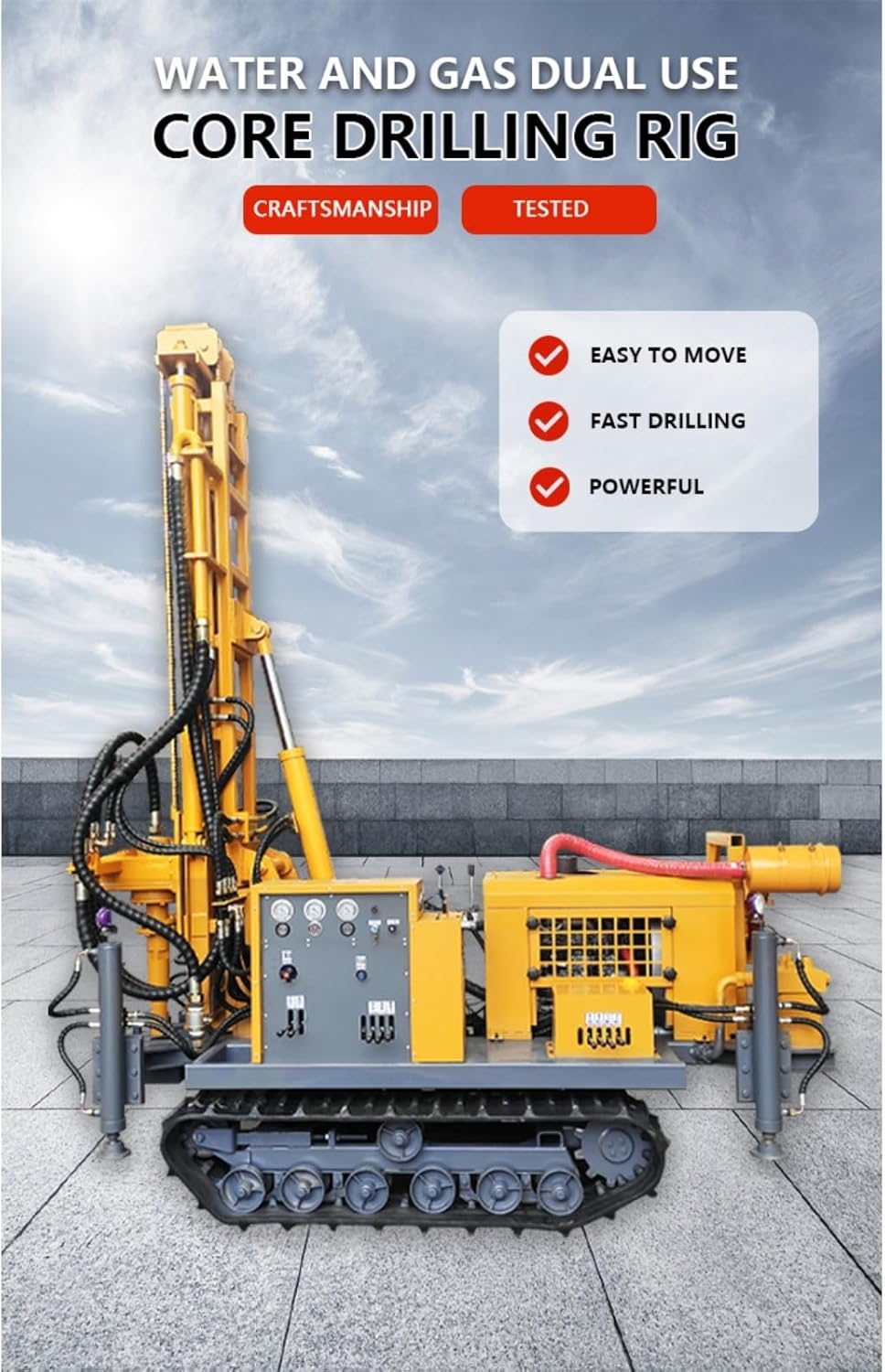 water well drilling rig review,should I buy a dual-power drill rig,water well drilling rig pros cons,pneumatic water well drill vs alternatives,best heavy-duty drilling machine,water well drilling rig worth buying unboxing and complete package contents