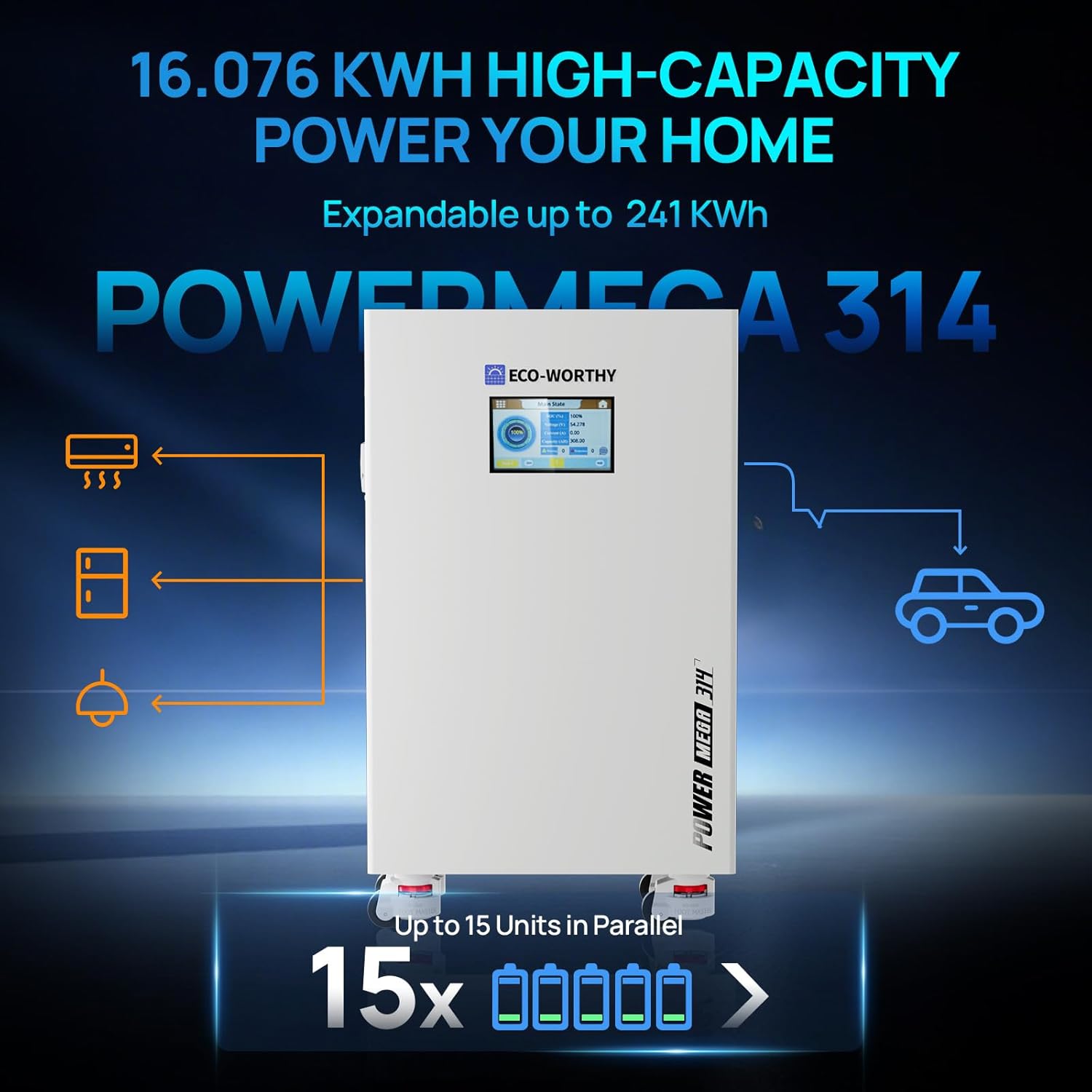 Step-by-step guide for ECO-WORTHY Powermega 48V 314Ah review,ECO-WORTHY Powermega battery pros cons,48V 314Ah LiFePO4 battery worth buying,should I buy ECO-WORTHY Powermega battery,best 48V solar battery for home backup,ECO-WORTHY Powermega vs alternatives - complete tutorial