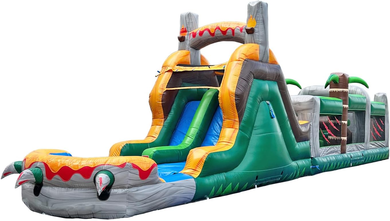HeroKiddo T-Rex inflatable obstacle course review,HeroKiddo obstacle course review and rating,is HeroKiddo T-Rex slide worth buying,HeroKiddo inflatable obstacle course review pros cons,HeroKiddo T-Rex water slide review honest opinion,HeroKiddo commercial grade inflatable review verdict - detailed features and technical specifications