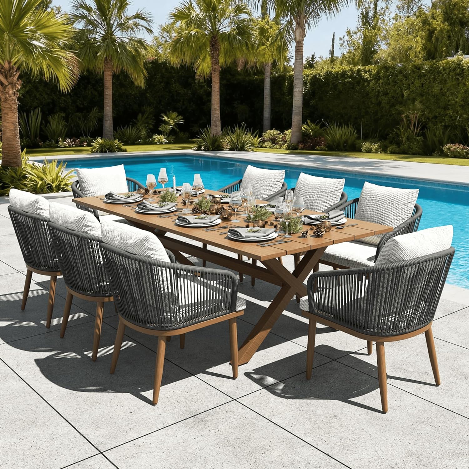 LayinSun patio dining set review,LayinSun 9 piece dining set review and rating,is LayinSun patio dining set worth buying,LayinSun outdoor dining set review pros cons,LayinSun patio set review honest opinion,LayinSun dining set review verdict - detailed features and technical specifications