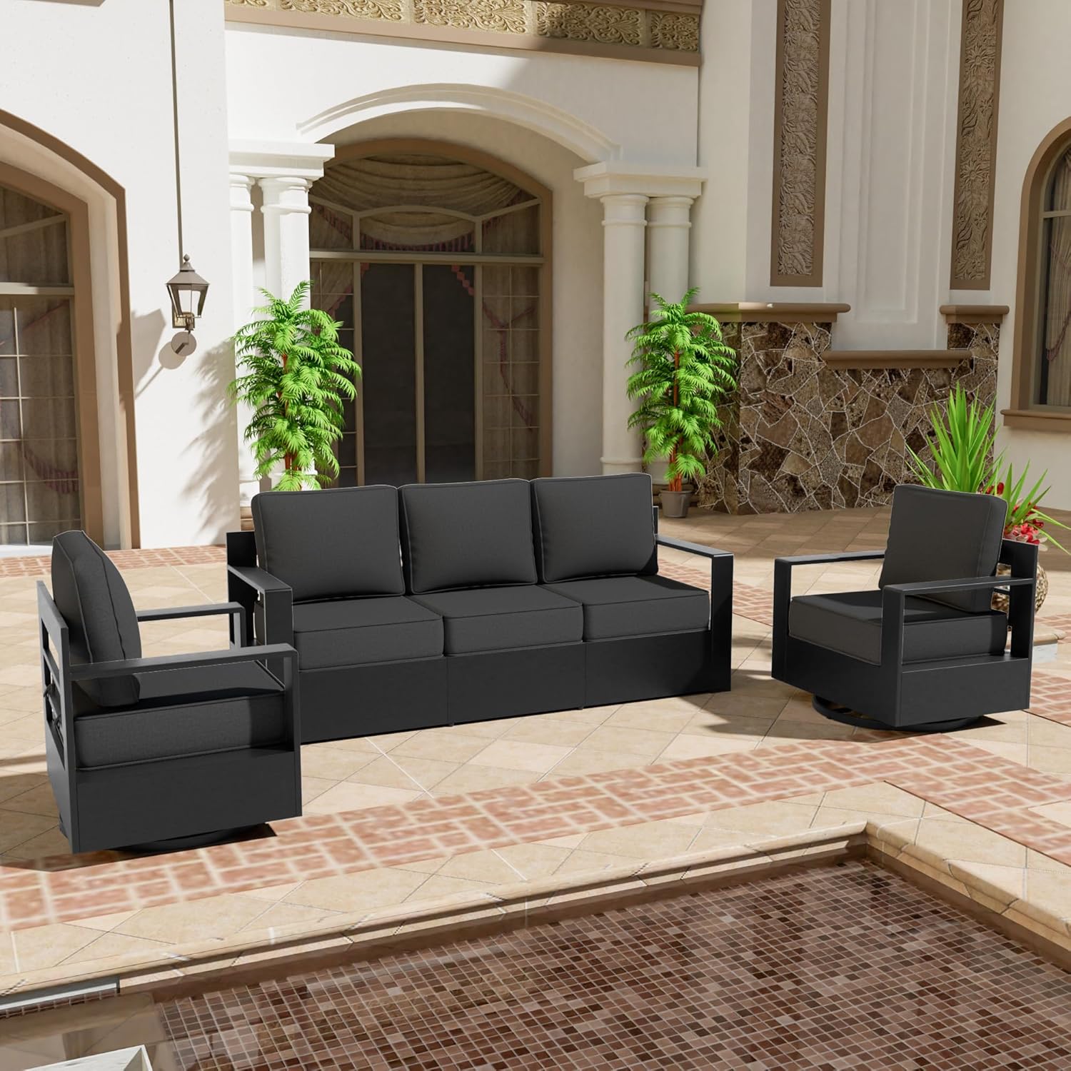 Qsoer outdoor furniture set review, Qsoer patio set review and rating, is Qsoer outdoor furniture worth buying, Qsoer 3 piece conversation set review pros cons, Qsoer aluminum furniture review honest opinion, Qsoer patio set review verdict unboxing and complete package contents