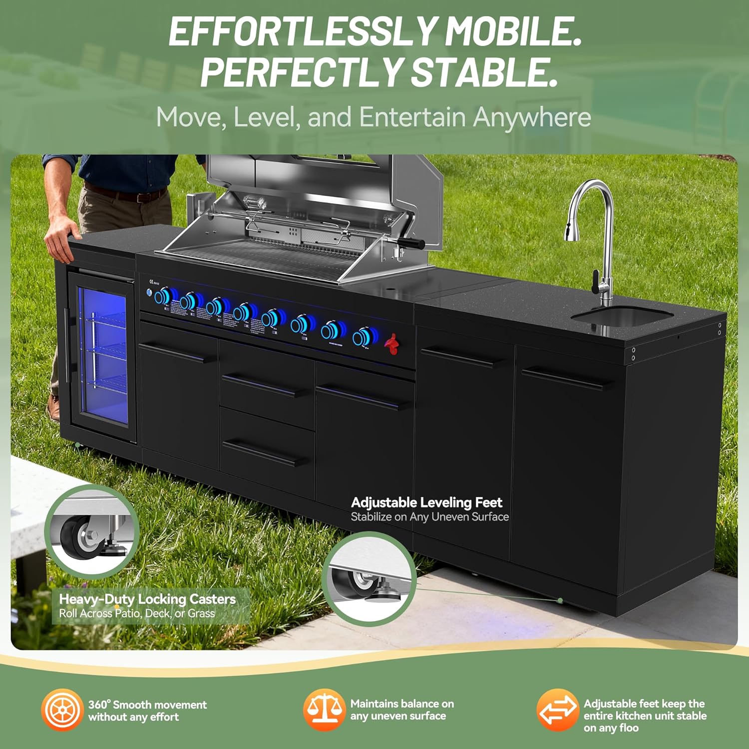 VESTIVIUM outdoor kitchen review performance testing showing real-world cooking results and evaluation