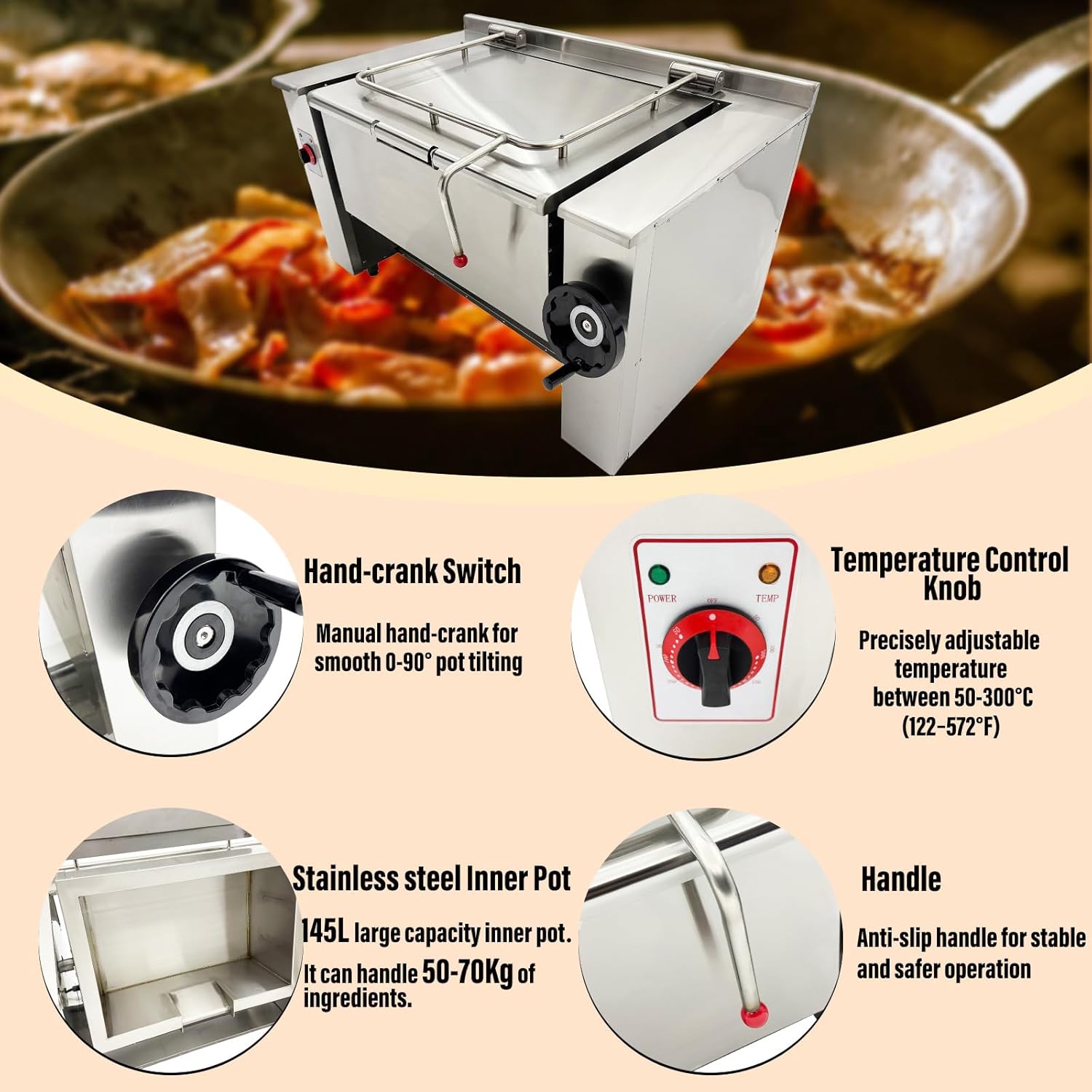 Step-by-step guide for WYDDDARY electric tilting braising pan review,electric tilting skillet review and rating,is WYDDDARY braising pan worth buying,commercial electric braising pan review pros cons,WYDDDARY 38.3gal skillet review honest opinion,electric tilting braising pan review verdict - complete tutorial