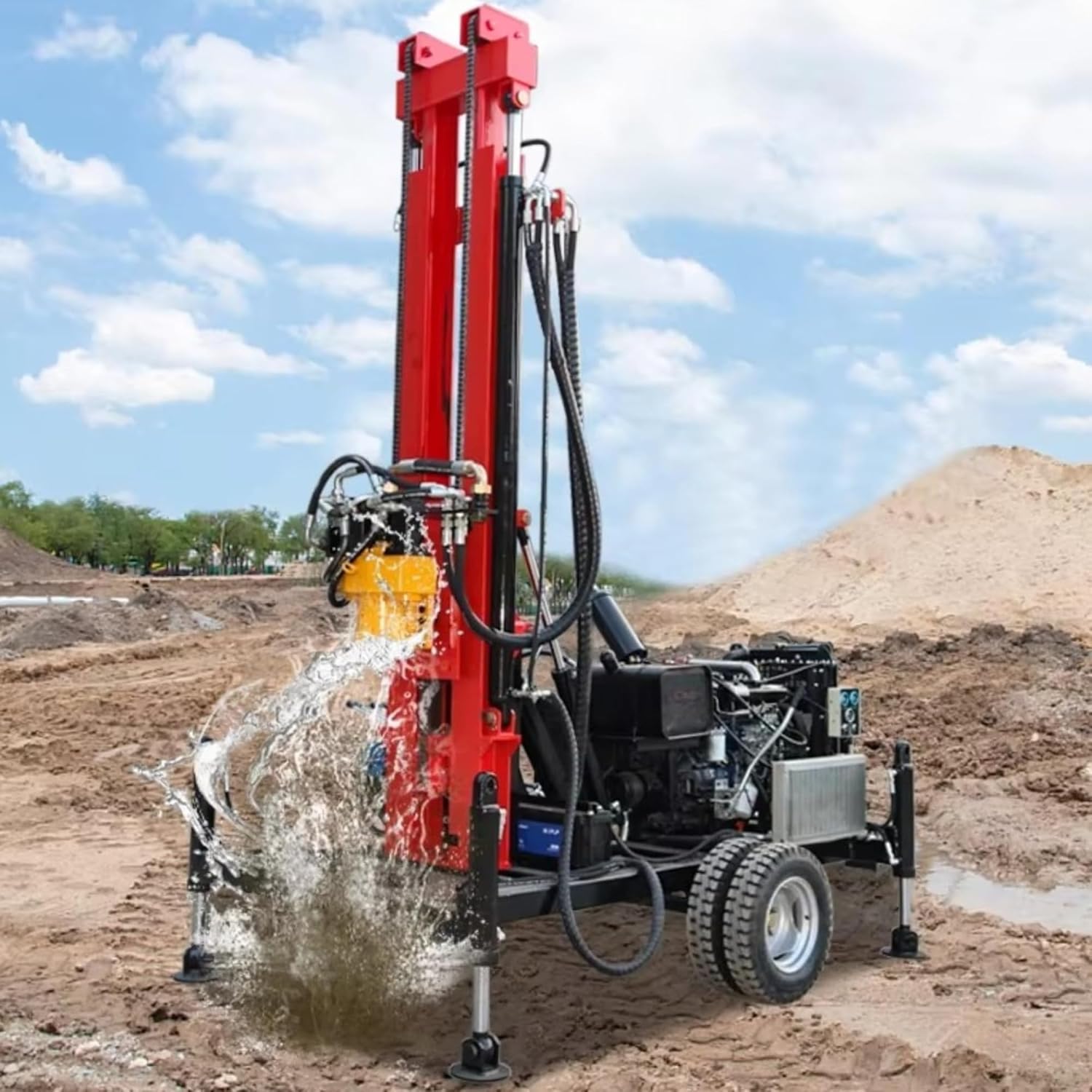 hydraulic water well drilling rig,best hydraulic well drilling rig,compact borehole drilling machine worth it,hydraulic water well drilling rig pros cons,should I buy a hydraulic well drilling rig,hydraulic drilling machine for homestead water - detailed features and technical specifications