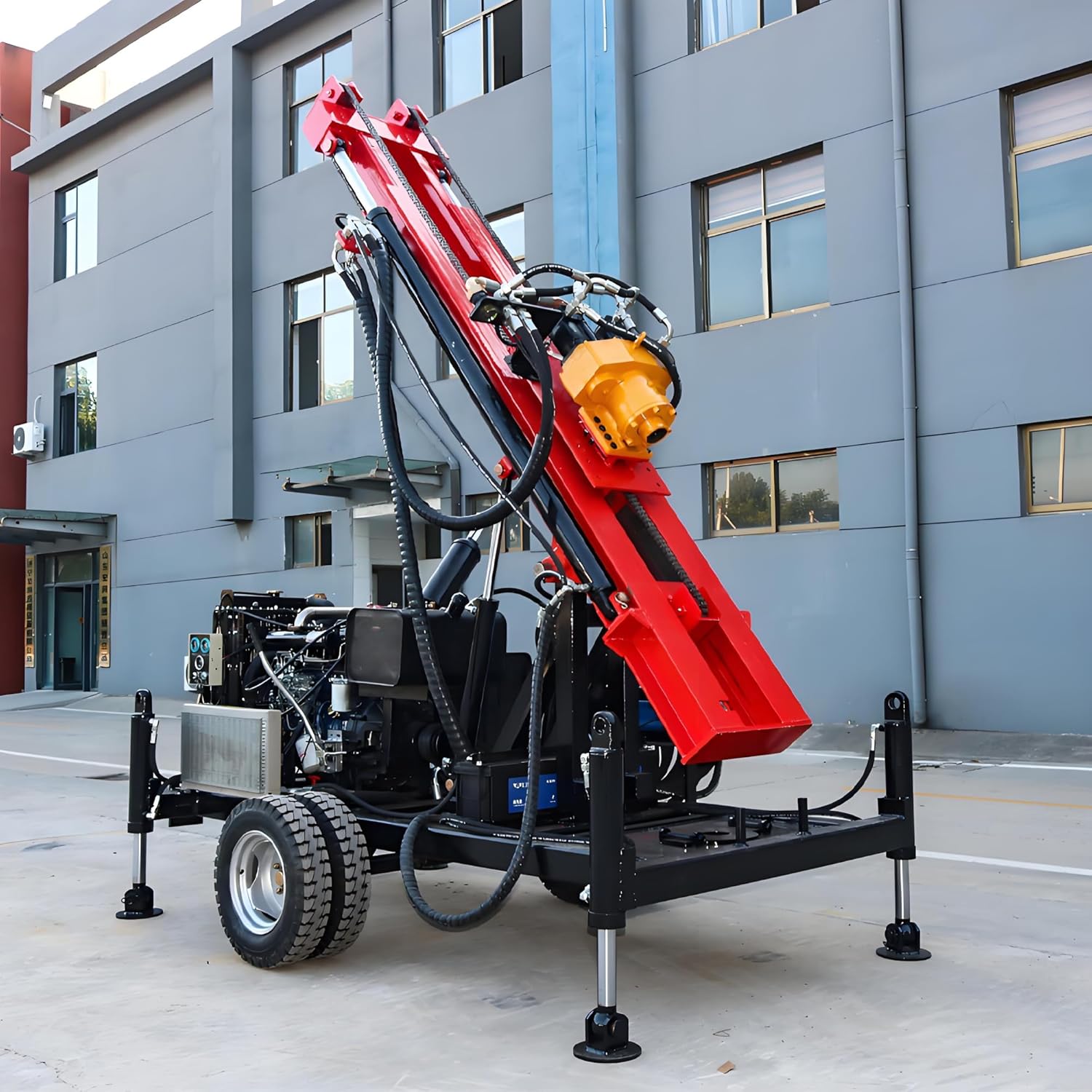 hydraulic water well drilling rig,best hydraulic well drilling rig,compact borehole drilling machine worth it,hydraulic water well drilling rig pros cons,should I buy a hydraulic well drilling rig,hydraulic drilling machine for homestead water unboxing and complete package contents